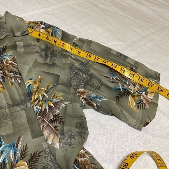 Pierre Cardin Mens L Hawaiian Shirt - Picture 7 of 8